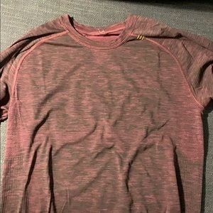 Maroon/Black Lululemon long sleeve athletic shirt